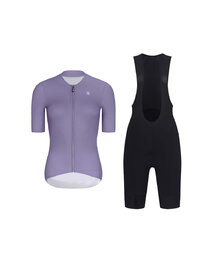 RIVANELLE Cyklistický krátký dres a krátké kalhoty - ELEVATE - černá/fialová